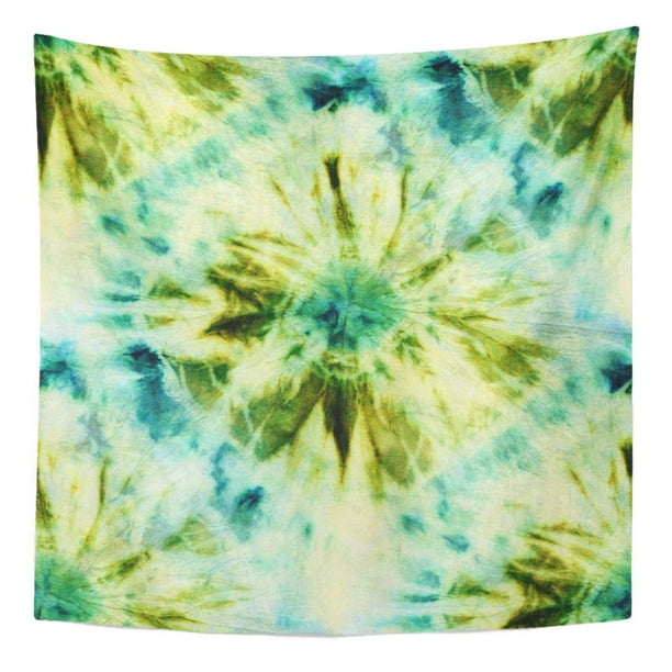 Colorful Tie-Dye Tapestry 45" X 35" Window Cover Wall Hanging Beach Blanket
